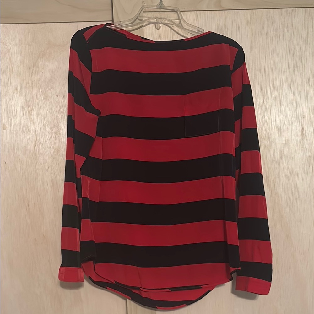 GAP Red and Black Long Sleeve Sweatshirt